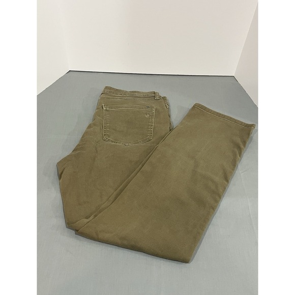 Other - KHUL‎ Chino Pants Womens 12 REG Green Hiking Outdoors Camping 34 x 30 Mid Rise